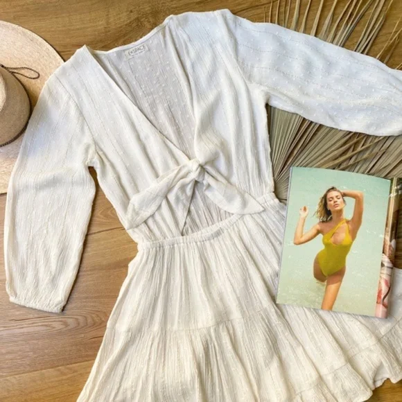 LSPACE Stay Golden Dress (size L) NWT - Picture 5 of 6